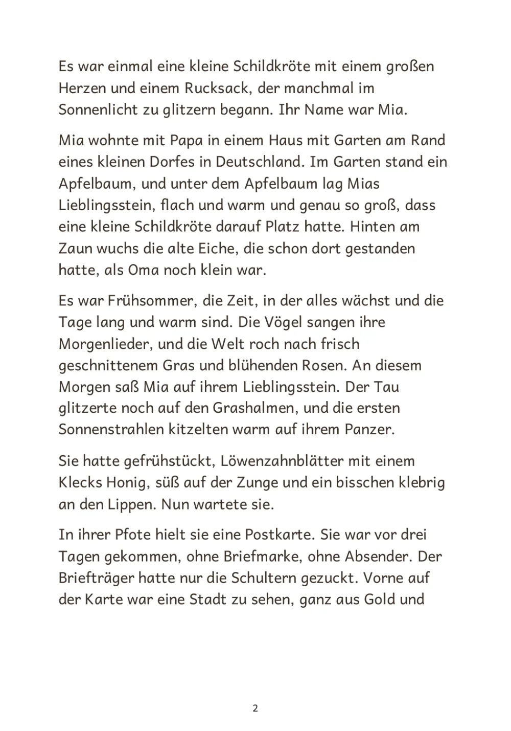 Leseprobe „Mias Weltreise“, Seite 5